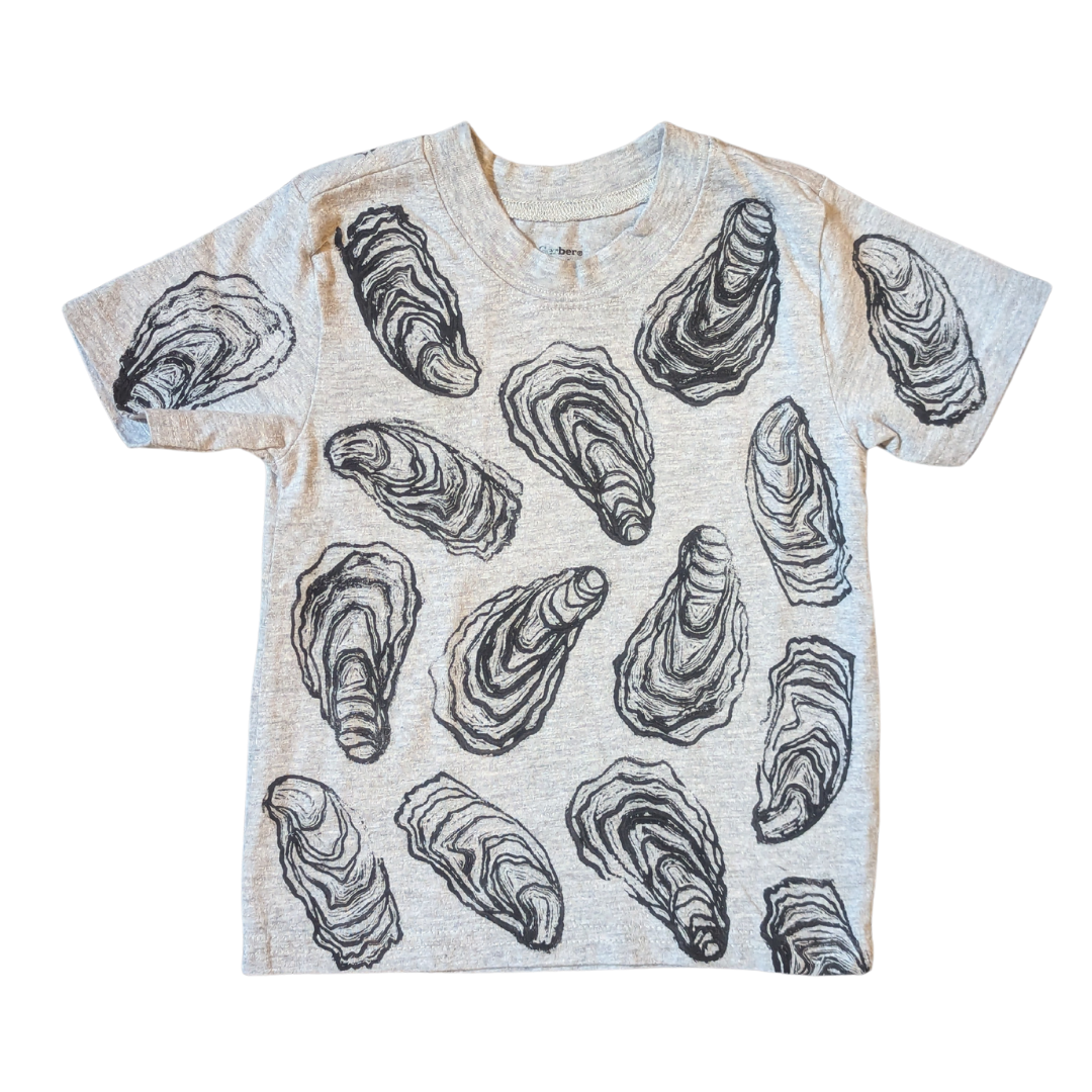 Oyster Shell Tiny Human Tee - Grey