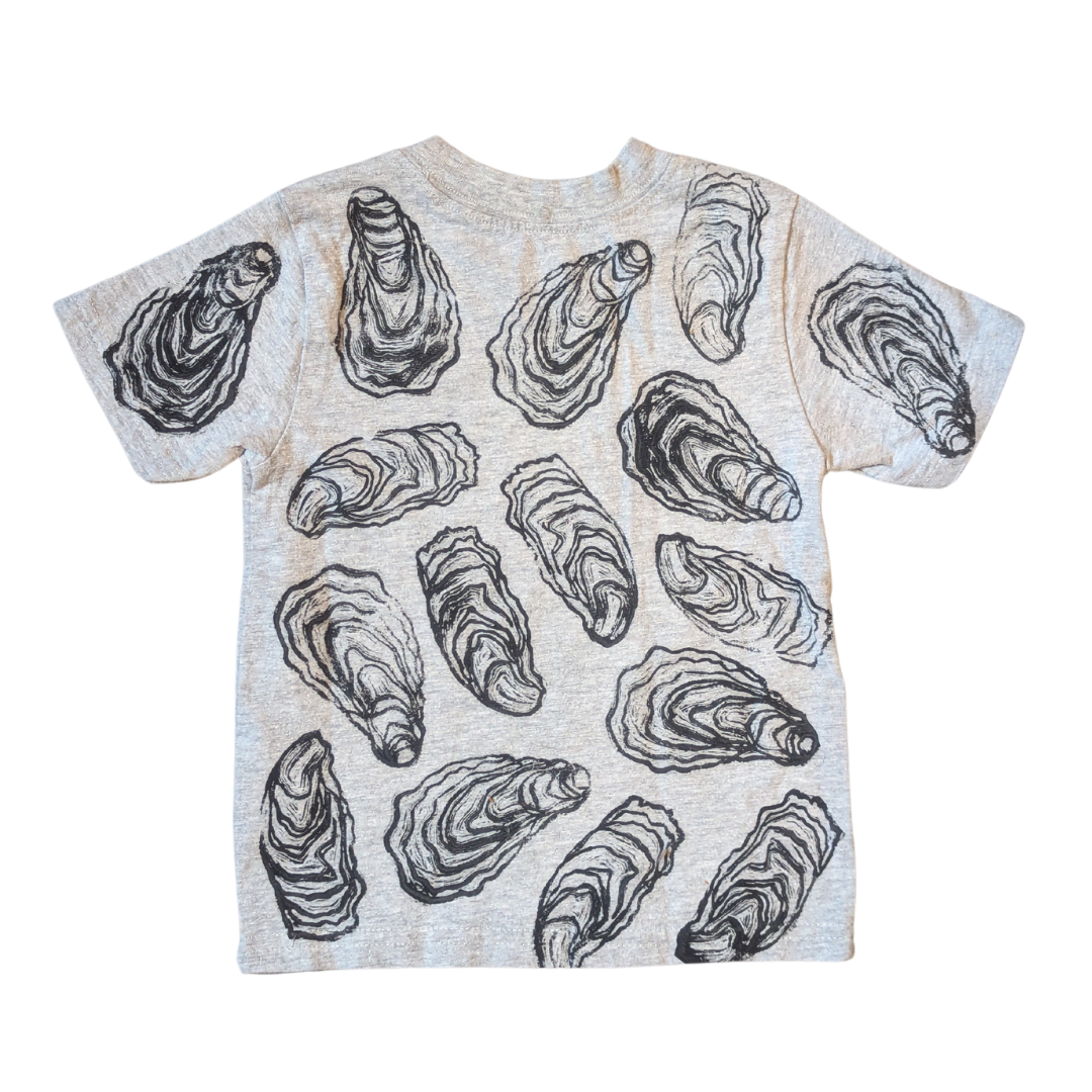 Oyster Shell Tiny Human Tee - Grey