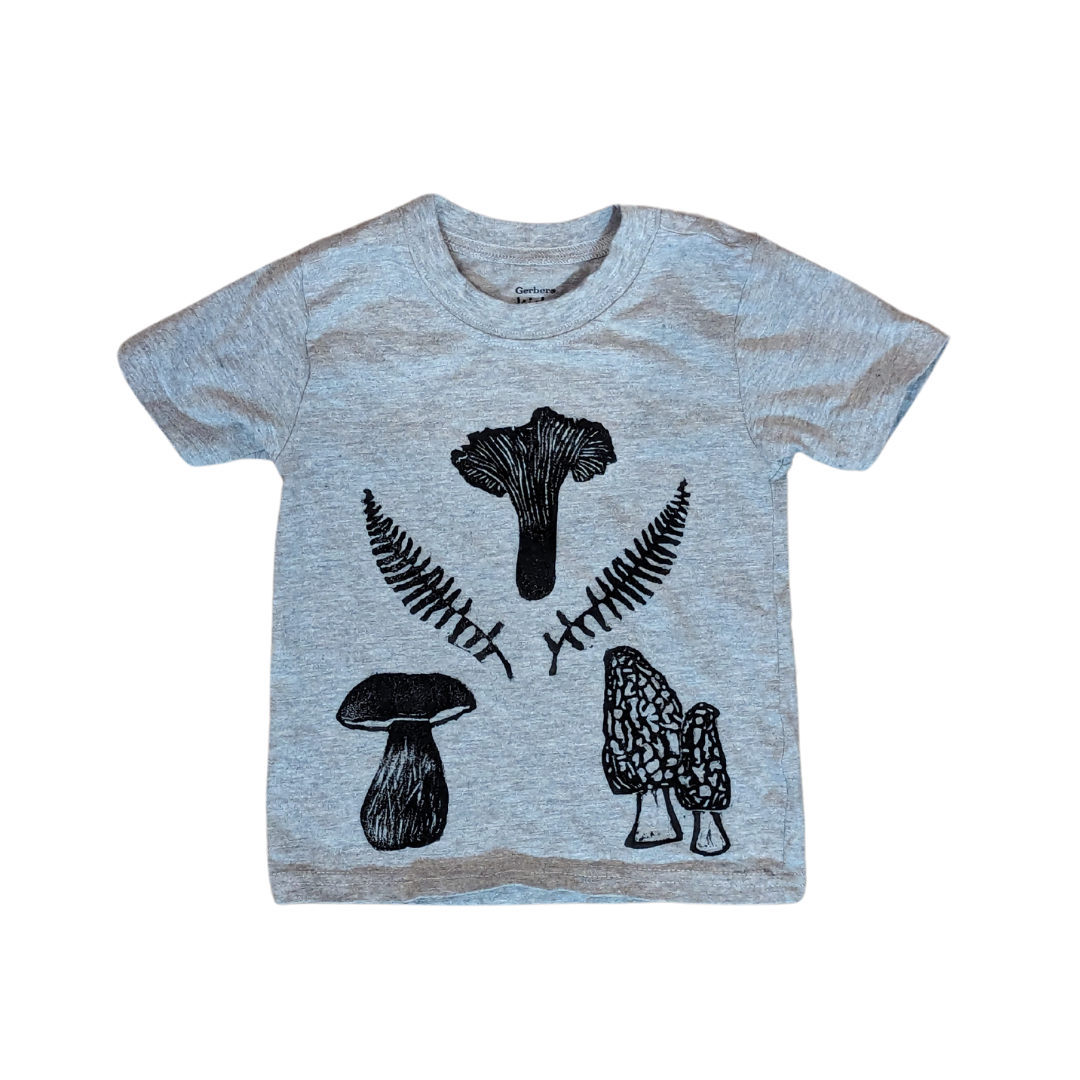 Foraged Magic Tiny Human Tee - Grey