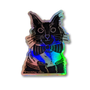 Picture Day Kitty Sticker - Die Cut Holographic