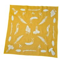 Forest Floor Screenprinted Bandana