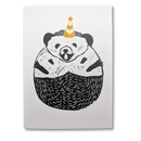 Party Hedgehog Greeting Card