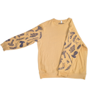 Forest Floor Block-printed Sleeve Crewneck