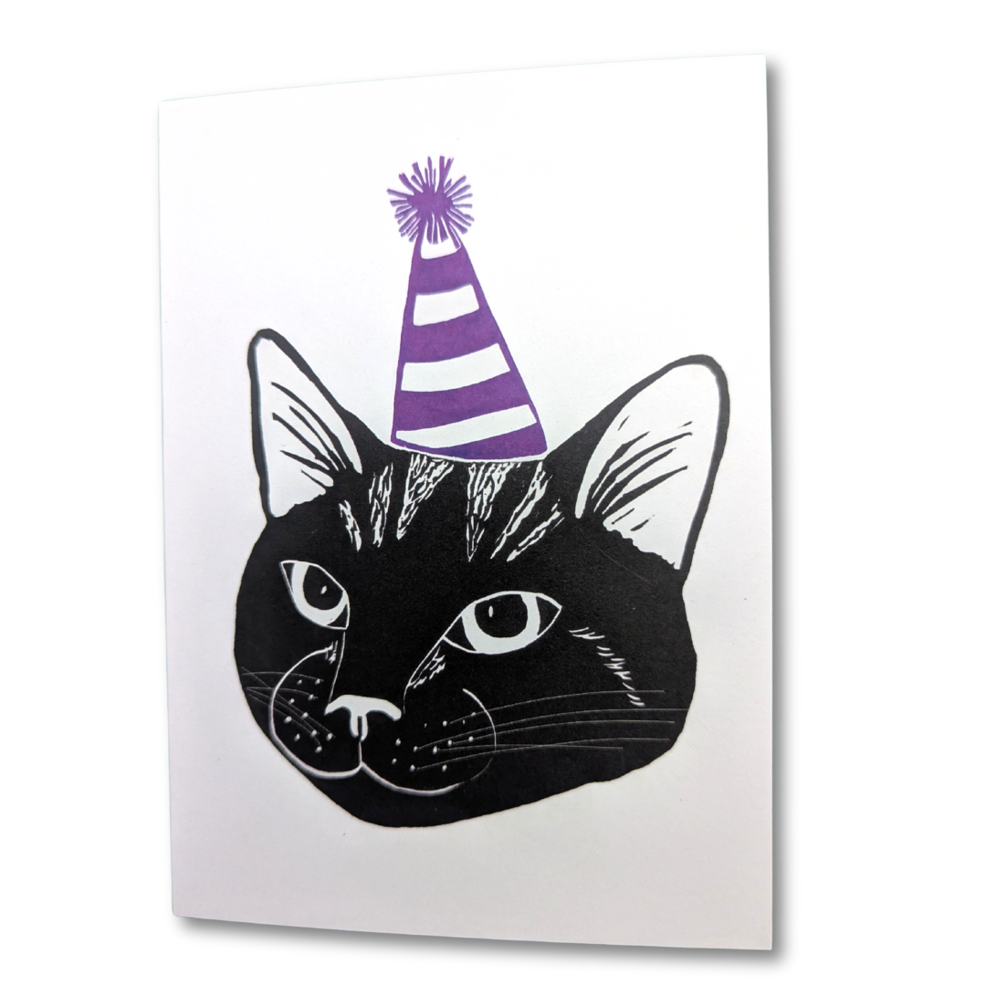 Party Cat Greeting Card