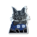 Sweater Cat Sticker - Die Cut Vinyl
