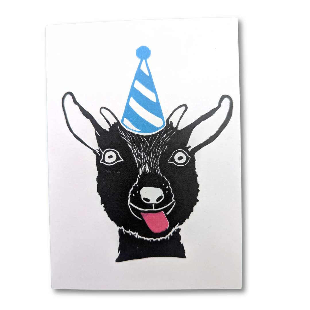 Party Goat Greeting Card
