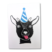Party Goat Greeting Card