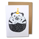 Party Hedgehog Greeting Card