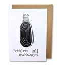 Awkward Razor Clam Greeting Card