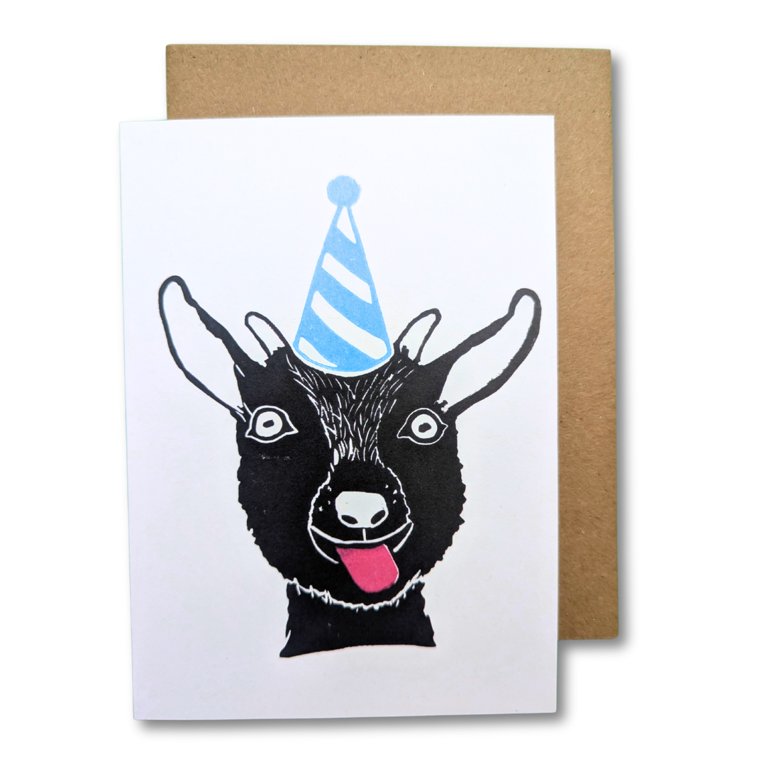 Party Goat Greeting Card