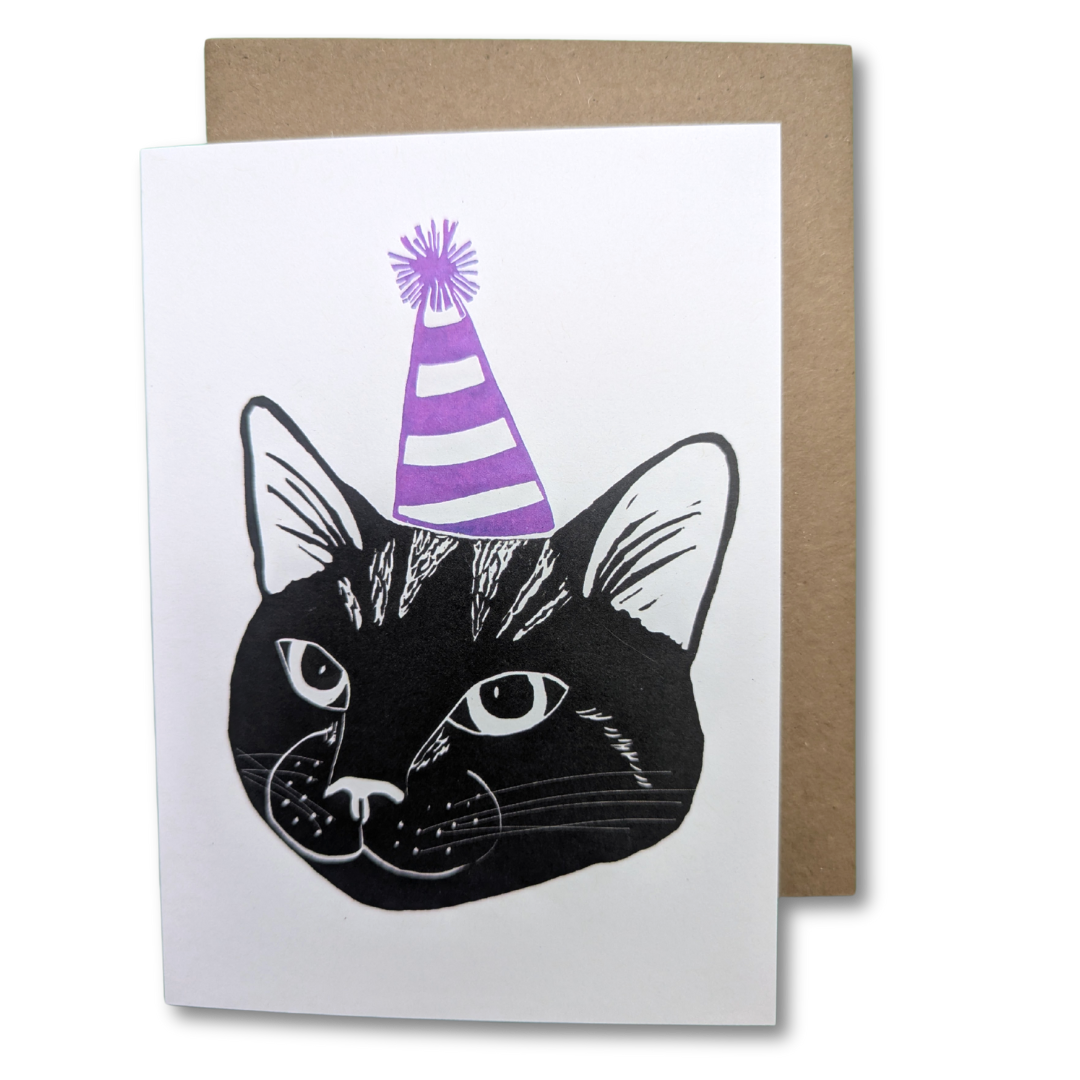 Party Cat Greeting Card