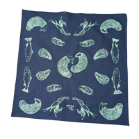 Marine Friends Screenprinted Bandana