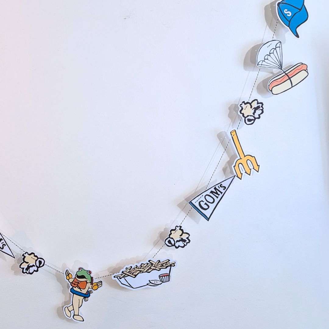 Ballpark Days Garland