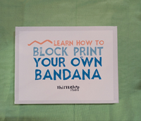 DIY Block Print Kit - Make Your Own Bandana