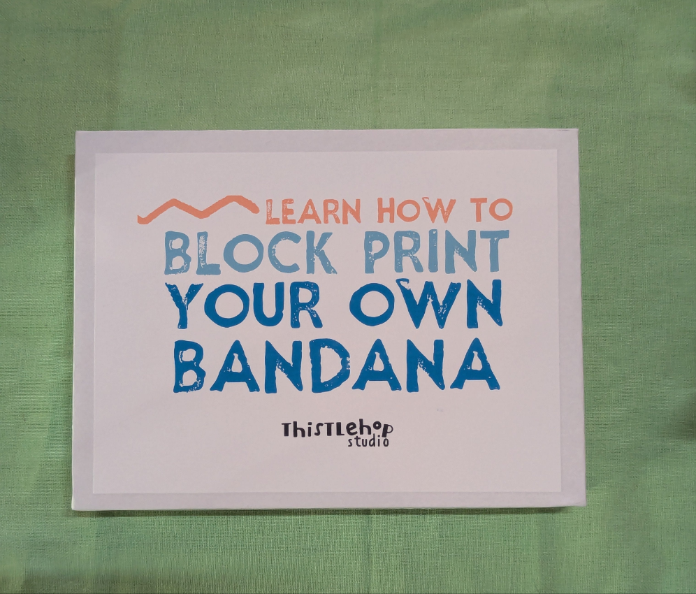 DIY Block Print Kit - Make Your Own Bandana