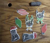Holiday Cat Garland
