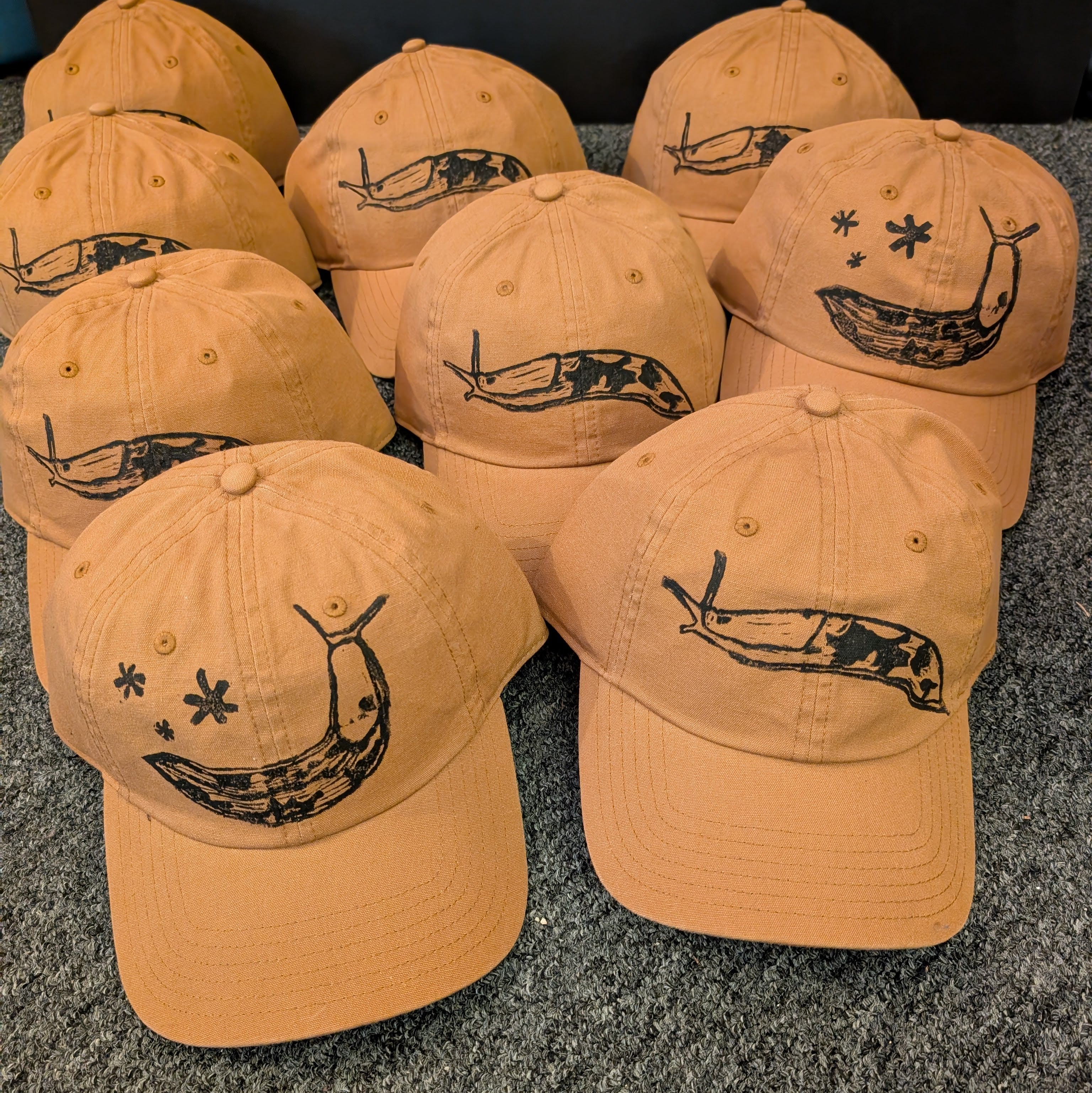 Banana Slug Organic Cotton Baseball Hat