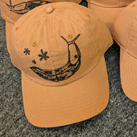 Banana Slug Organic Cotton Baseball Hat