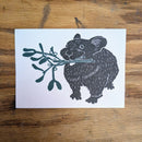 Mistletoe Pika Greeting Card
