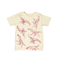 Shrimp Tiny Human Tee - Cream
