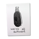 Awkward Razor Clam Greeting Card