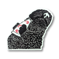 Pizza Otter Sticker - Die Cut Vinyl