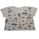 Ballpark Days Crop Tee