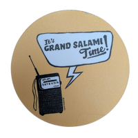 Radio Broadcast: Grand Salami Sticker - Circle Vinyl
