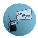 Radio Broadcast: My Oh My Sticker - Circle Vinyl