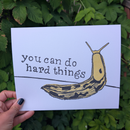 Pep Talk Banana Slug Print