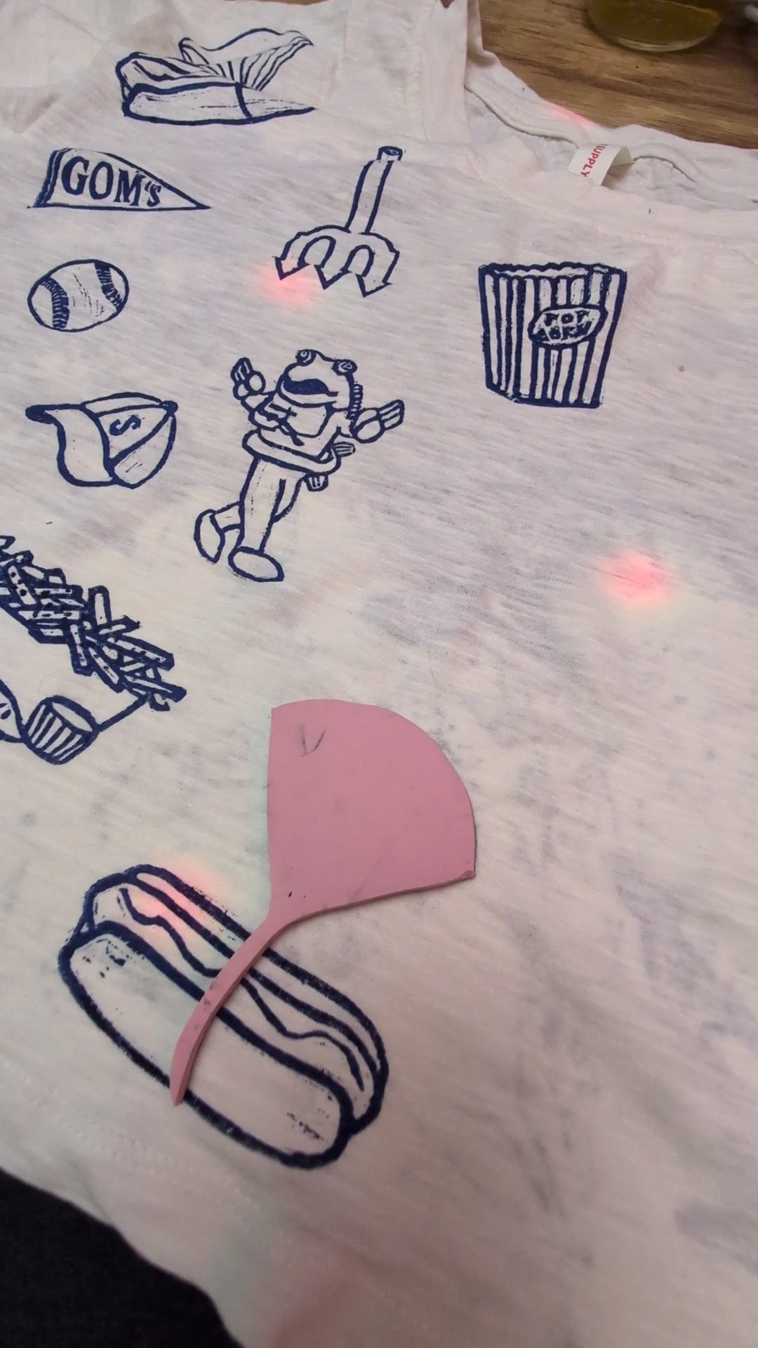 Ballpark Days Crop Tee